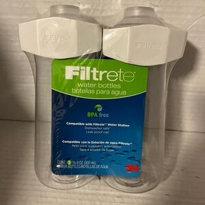 3M Filtrete Water Station 2 Water Replacement Bottles 500ml RB01-W01-2 Sealed